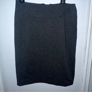 New York and Company Stretch Heathered Grey pencil skirt size: 4